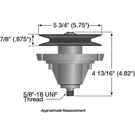 Stens Spindle Assembly Fits Oem - Mtd Troy-Bilt 918-0574C 285-105 285-105